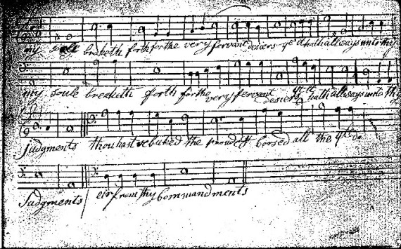 Some Pages from John Swindlehurst's Hymn / Note Book