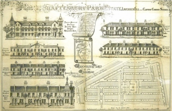 Plan of the Shaftesbury Park Estate – Built by the Artizans', Labourers' and General Dwellings Company Limited between 1873 - 1877